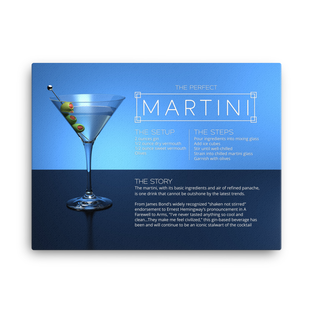 The Perfect Martini (Canvas)