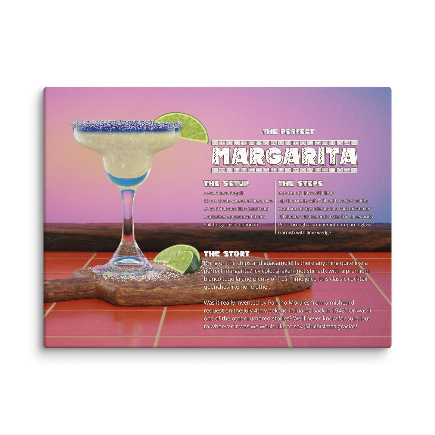 The Perfect Margarita (Canvas)