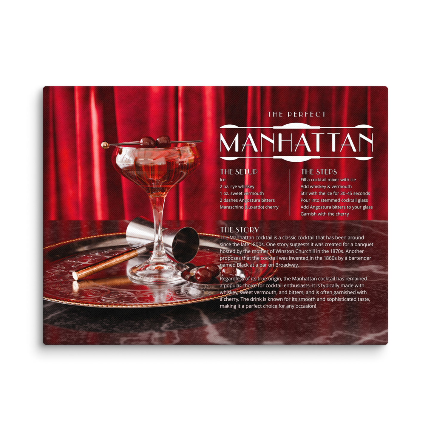 The Perfect Manhattan (Canvas)