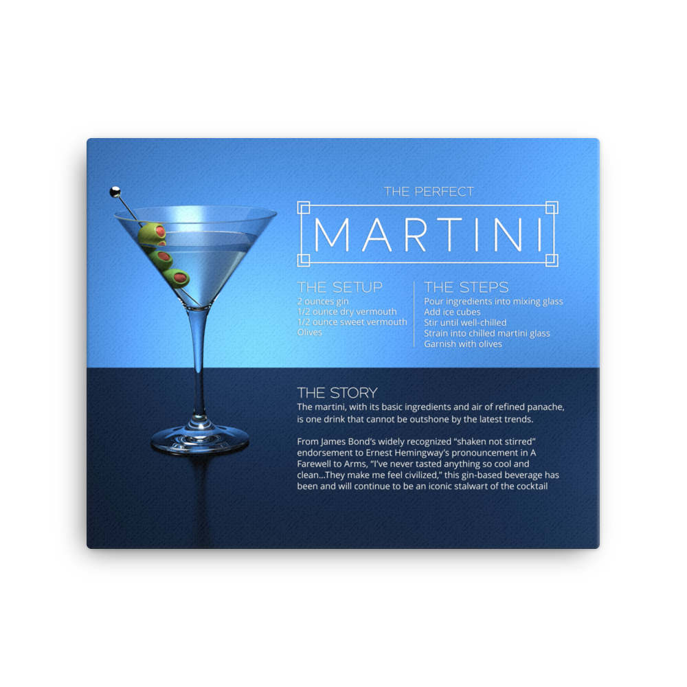The Perfect Martini (Canvas)