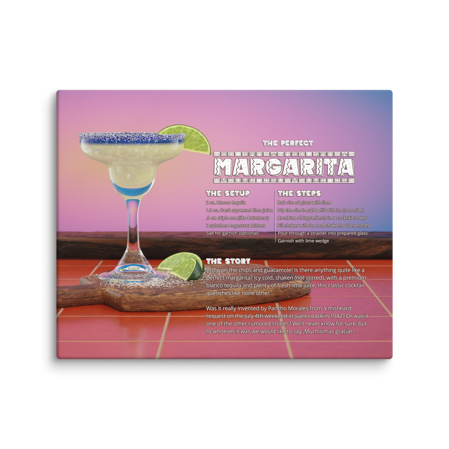 The Perfect Margarita (Canvas)