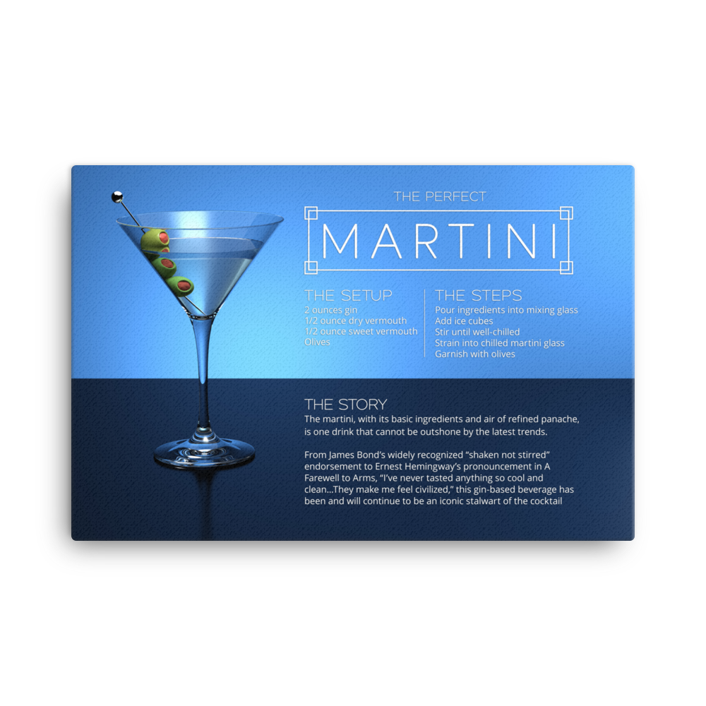 The Perfect Martini (Canvas)