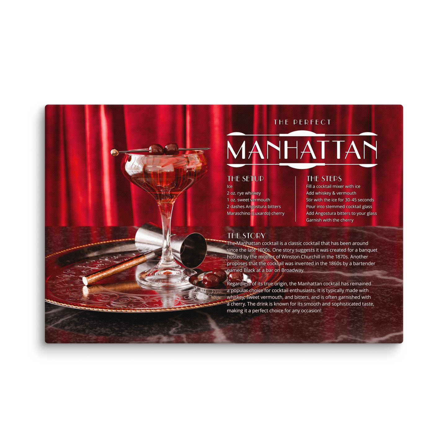 The Perfect Manhattan (Canvas)