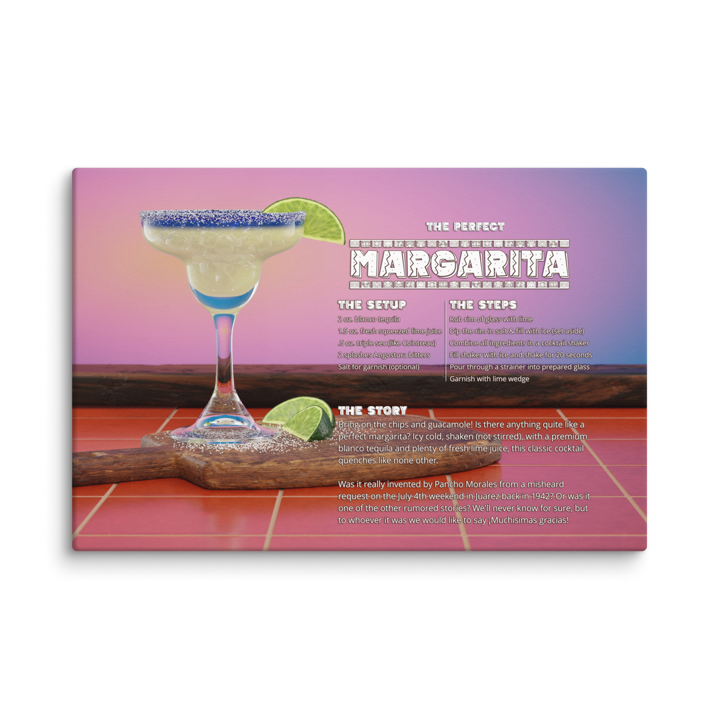 The Perfect Margarita (Canvas)