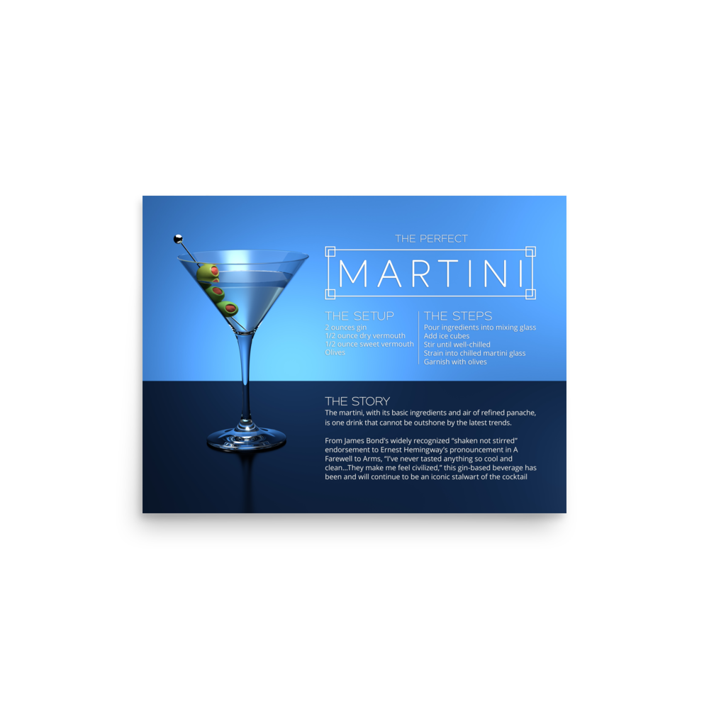 The Perfect Martini (Poster)