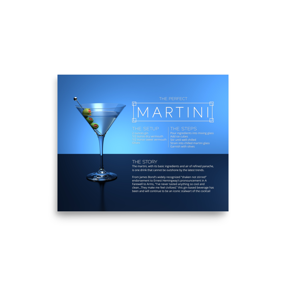 The Perfect Martini (Poster)